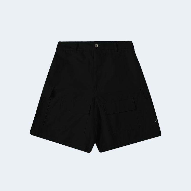 메종 마르지엘라 홀 워싱 포켓 쇼츠 블랙